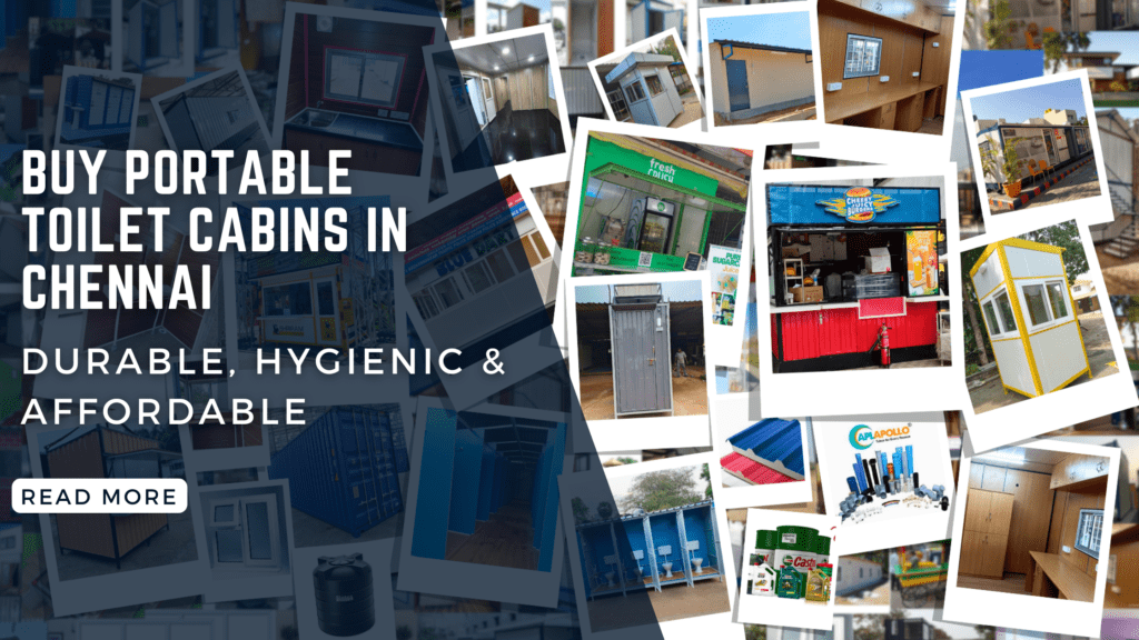 Buy Portable Toilet Cabins in Chennai Durable, Hygienic & Affordable