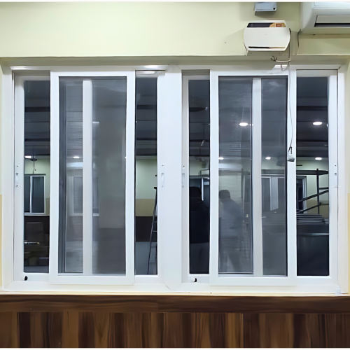 UPVC Sliding Windows with Mosquito Mesh