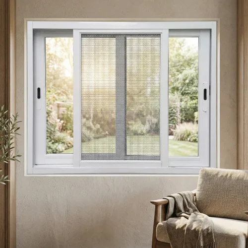 UPVC Sliding Window with mesh